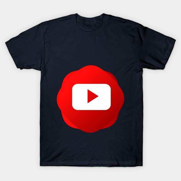 Youtube flower logo T-Shirt by M_Mary